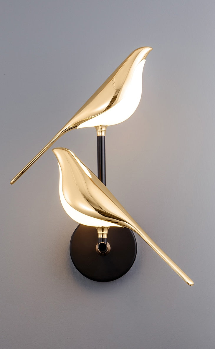 Bird-Shaped Scandinavian LED Wall Sconce