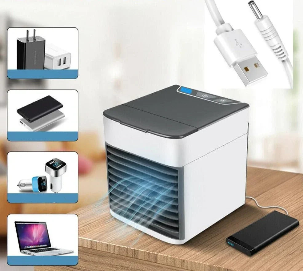 Portable Mini AC Unit – Cools, Humidifies & Purifies Indoor Air