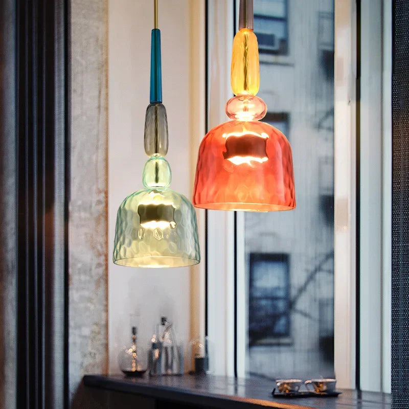 Colorful Glass Pendant Ceiling Lights