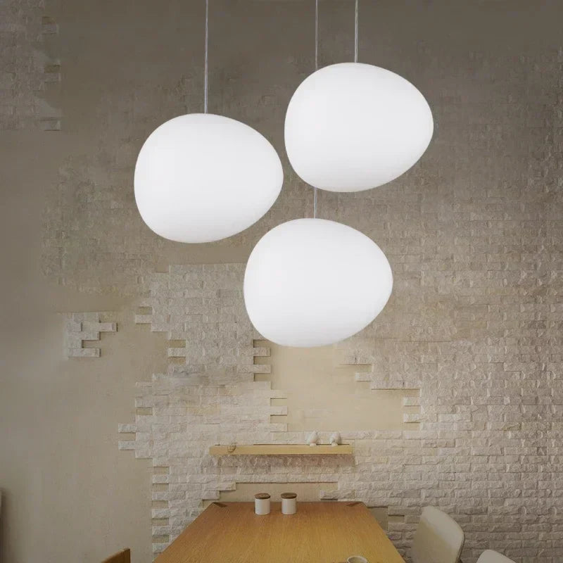 Round Glass Sphere Pendant Ceiling Light