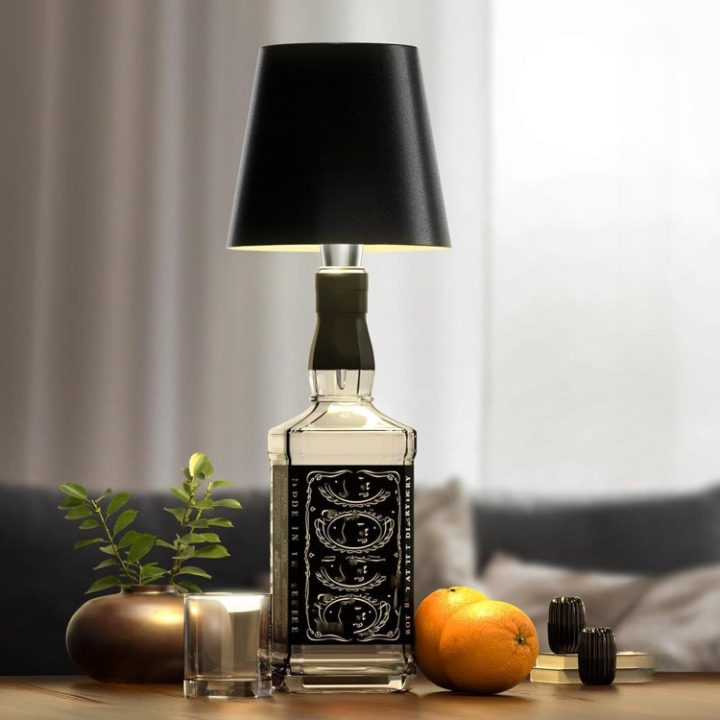 Bottle-Shaped Light Fixture