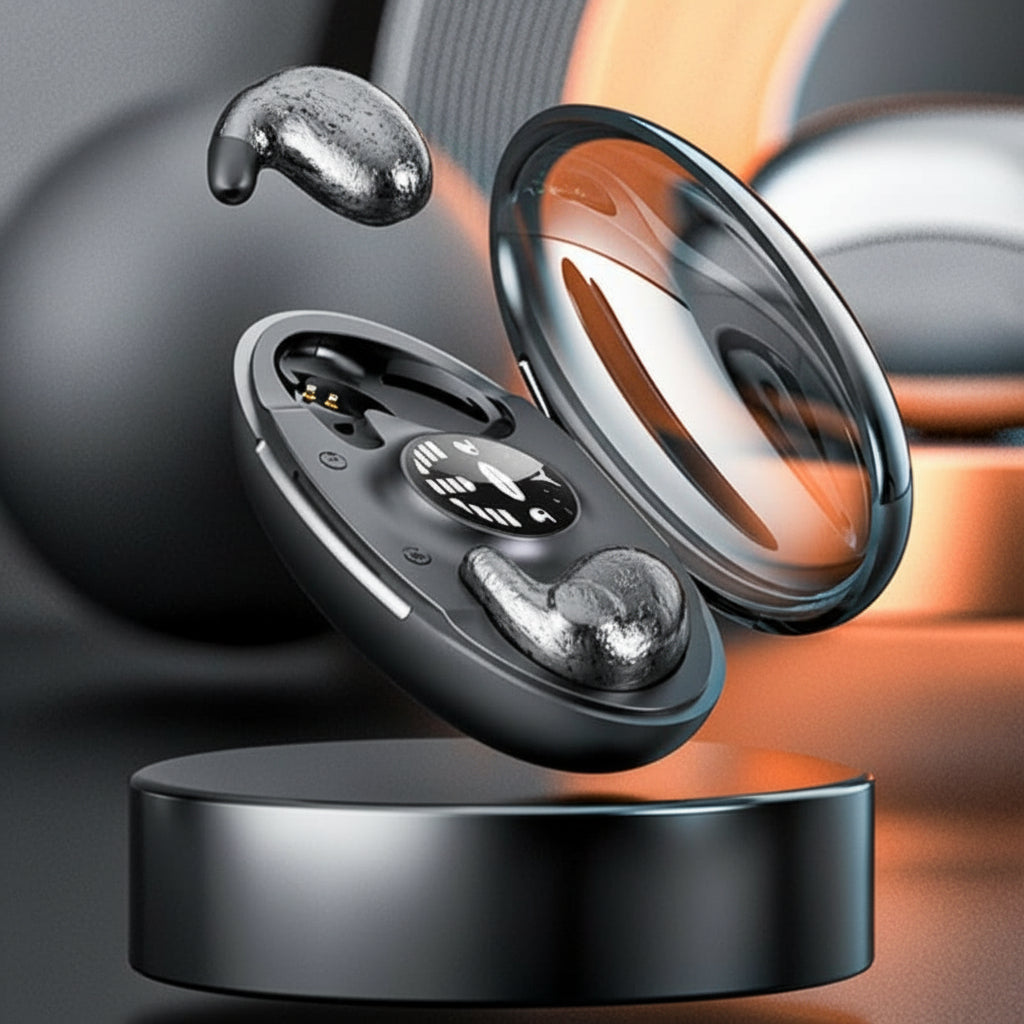 Noise Cancelling Earbuds Wireless Bluetooth Sleep Headphones Waterproof 3