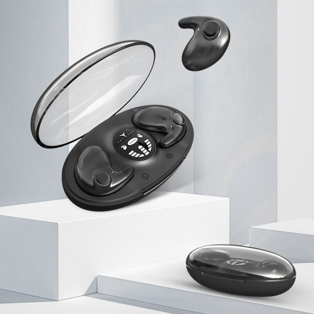 Noise Cancelling Earbuds Wireless Bluetooth Sleep Headphones Waterproof 5