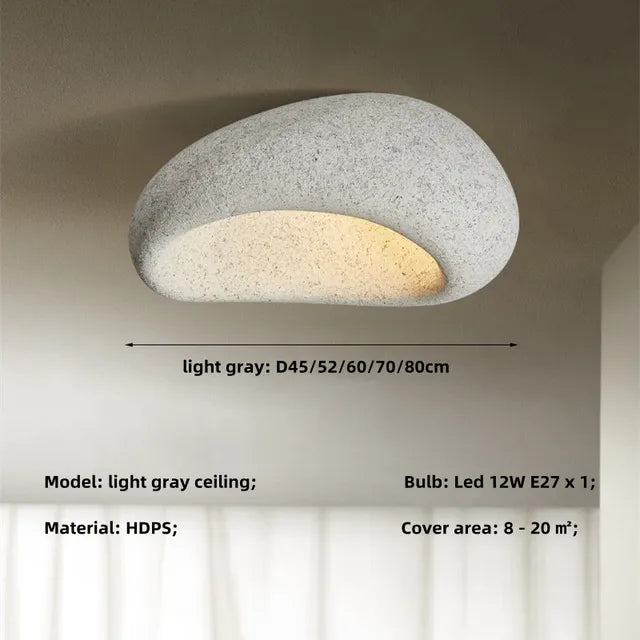 Wabi-Sabi Style Ceiling Light