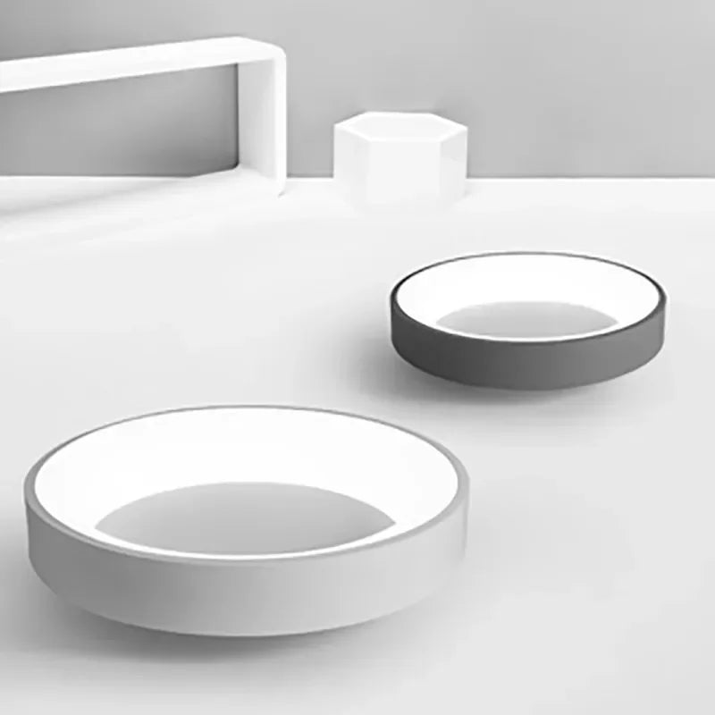 AuroraGlans Round Scandinavian-Style LED Ceiling Light