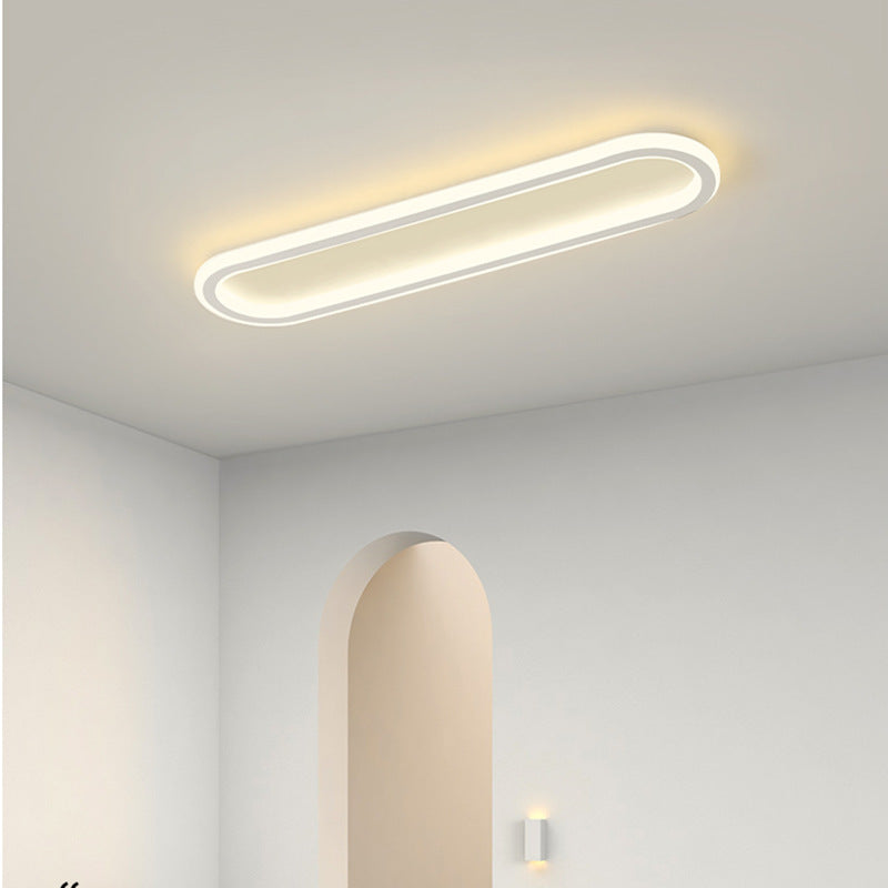 LED Acrylic Flush Mount Ceiling Light, Minimalist Design