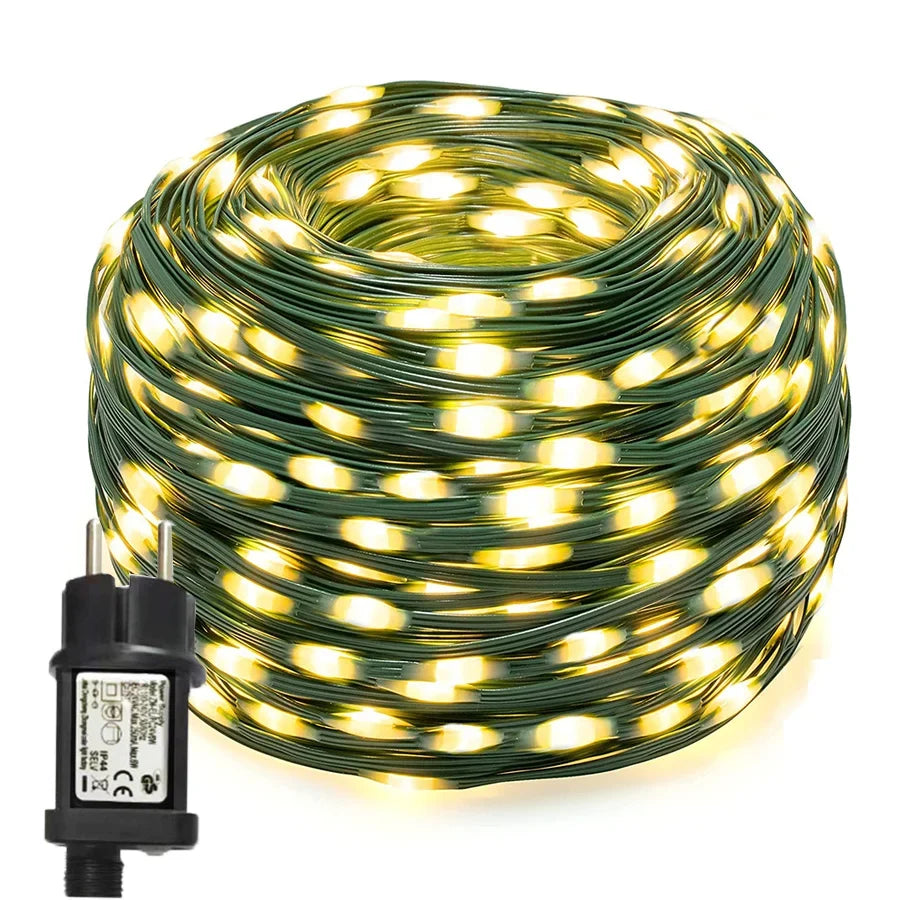 Flexible Outdoor LED Rope Lights for Garden Decor