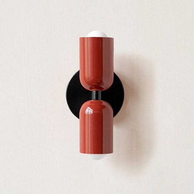 Cream Double LED Wall Sconce Set