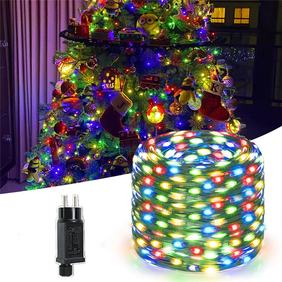 Flexible Outdoor LED Rope Lights for Garden Decor
