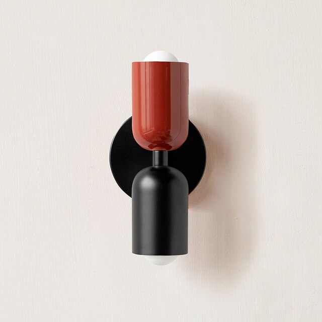 Cream Double LED Wall Sconce Set