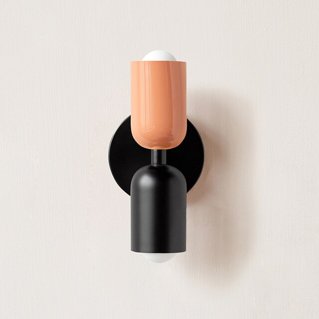 Cream Double LED Wall Sconce Set