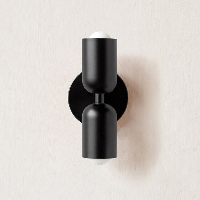 Cream Double LED Wall Sconce Set
