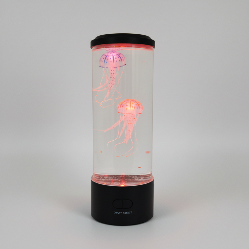 Jellyfish Aquarium Lava Lamp with 7-Color LED Mood Lighting