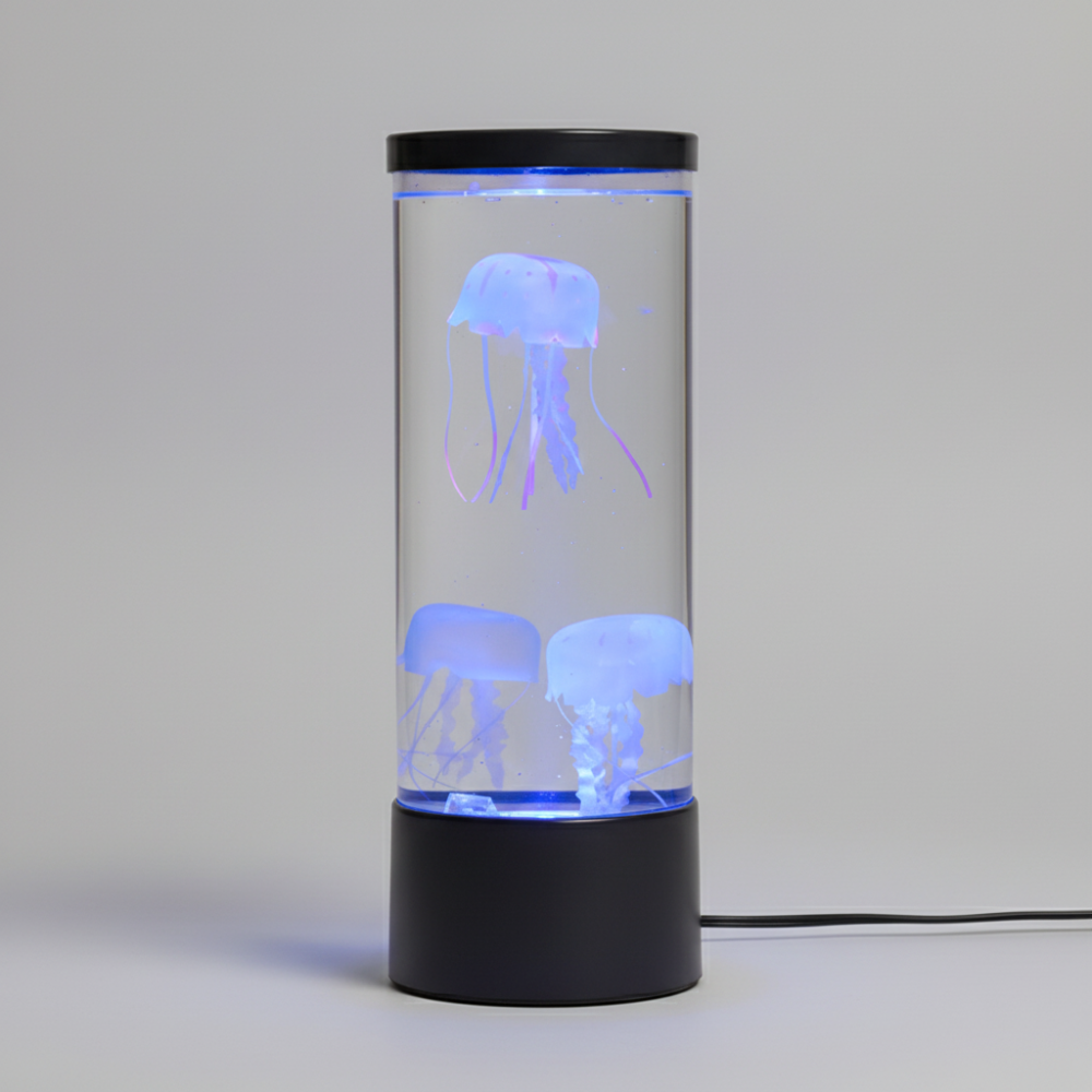 Jellyfish Aquarium Lava Lamp with 7-Color LED Mood Lighting