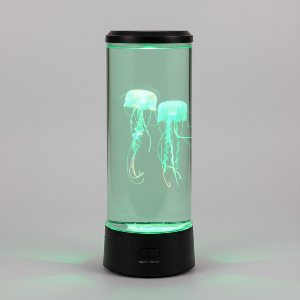 Jellyfish Aquarium Lava Lamp with 7-Color LED Mood Lighting