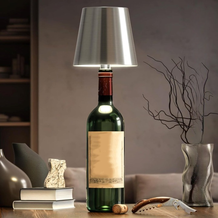 Bottle-Shaped Light Fixture