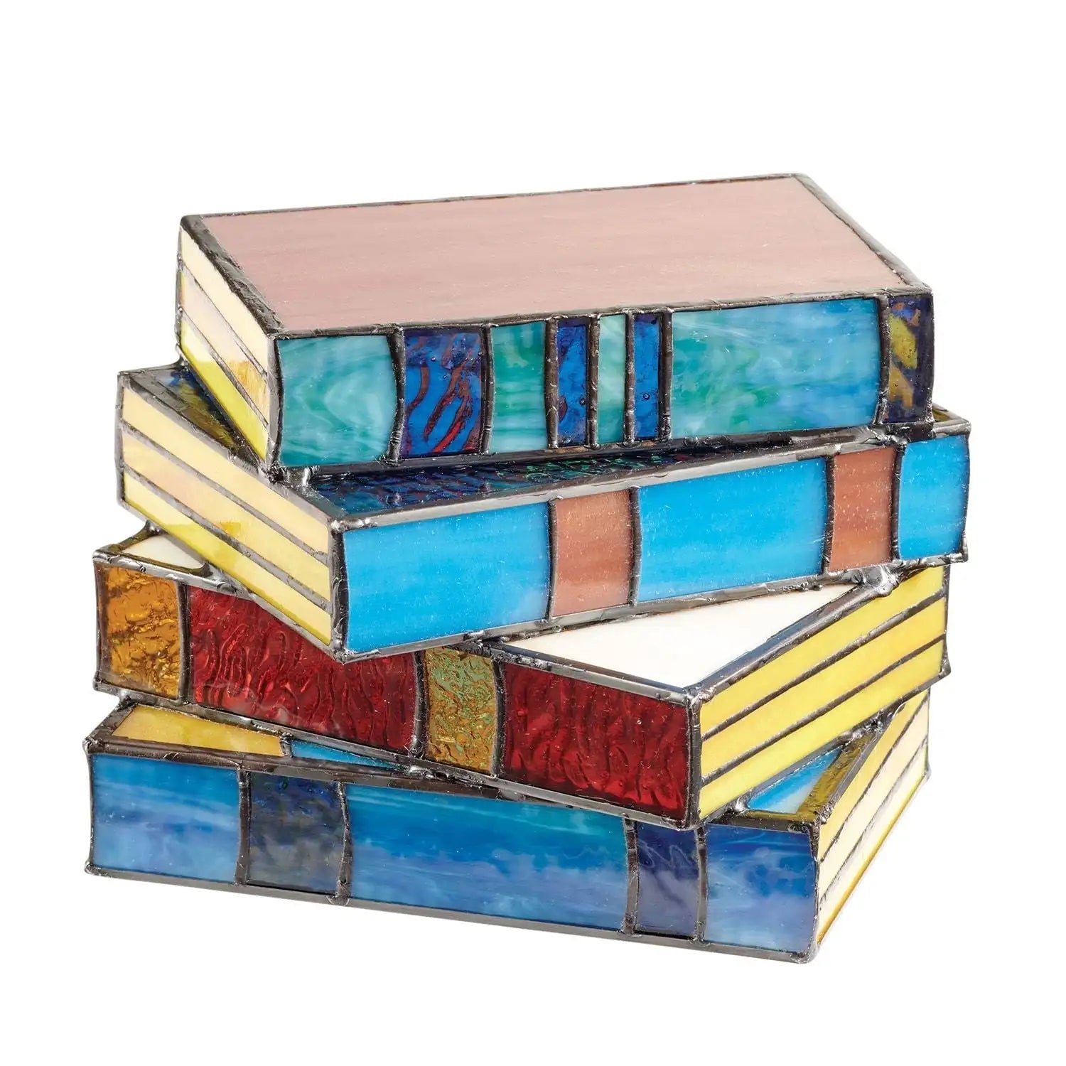 Colorful Plastic Book-Style Table Lamp