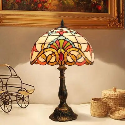 LuxLight Tiffany-Style Desk Lamp
