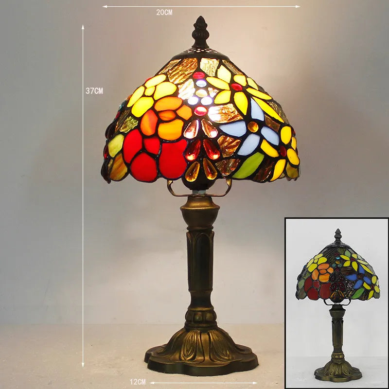 LuxLight Tiffany-Style Desk Lamp