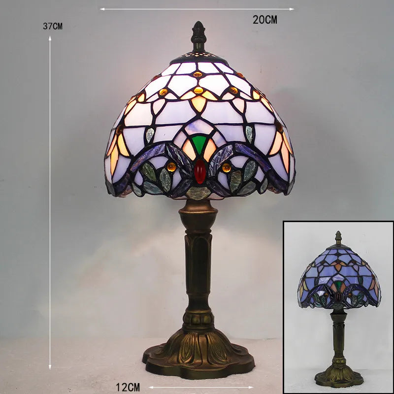 LuxLight Tiffany-Style Desk Lamp