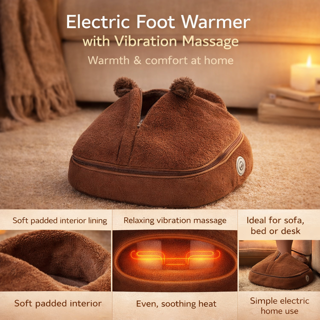 Electric Vibrating Home Foot Massage Device