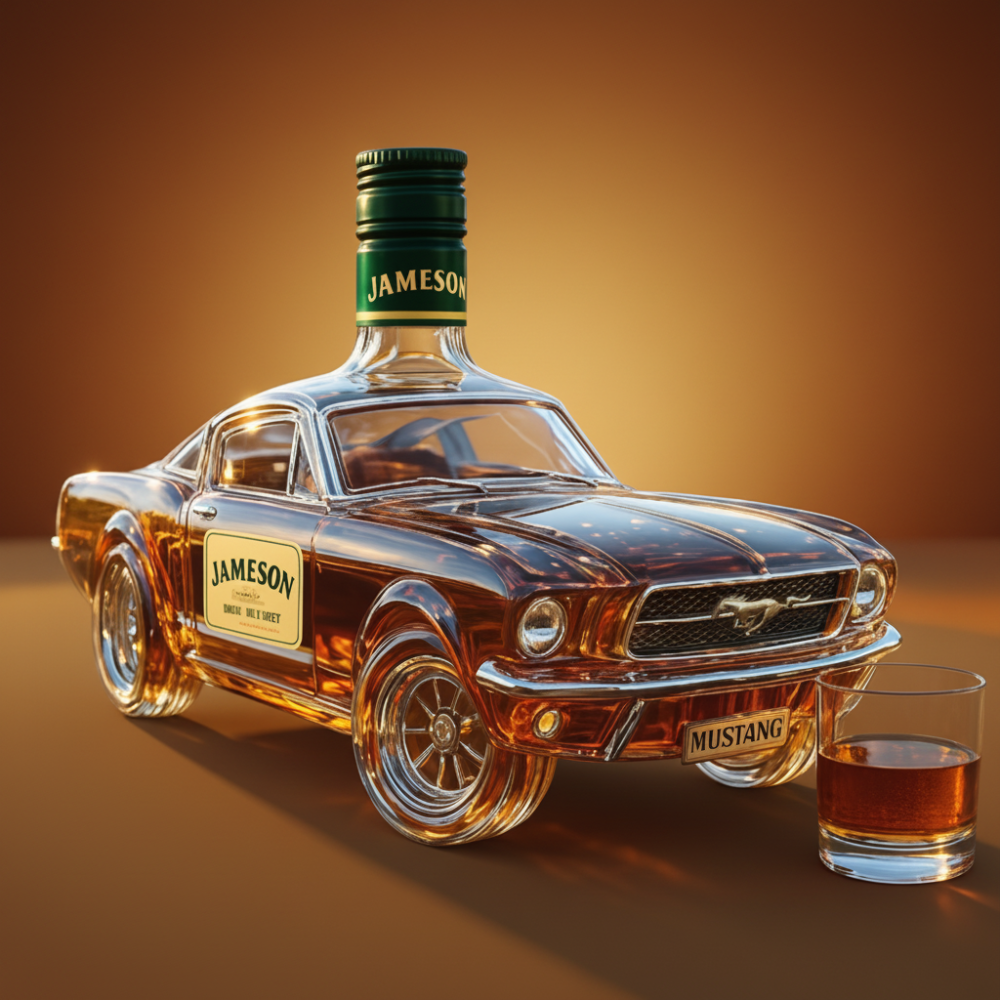 Car-Shaped Display Whiskey Decanter