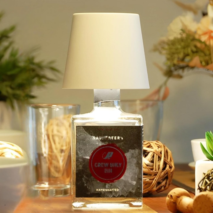 Bottle-Shaped Light Fixture