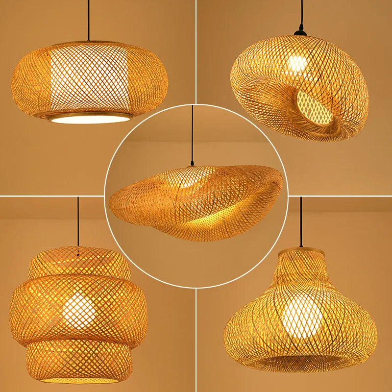 Handcrafted Rattan Pendant Light