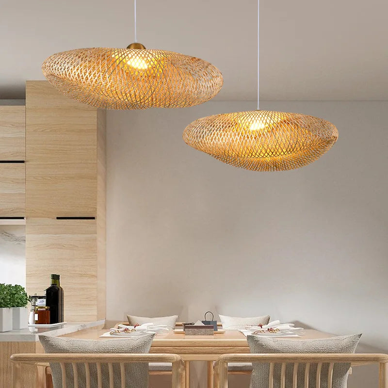Handcrafted Rattan Pendant Light