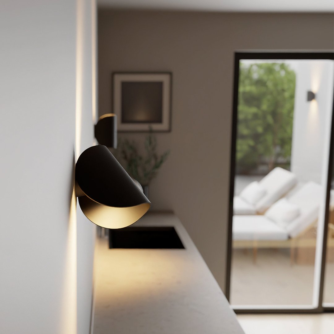 Twist Design Wall Sconce