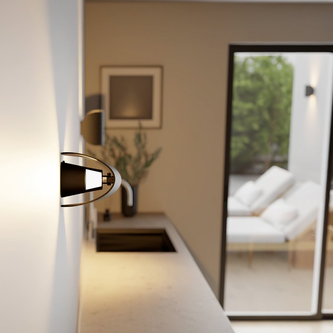 Twist Design Wall Sconce