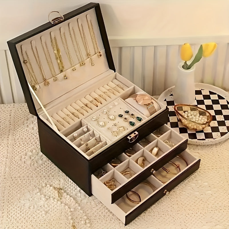 Luxury Jewelry Storage Box for Necklaces, Rings & Bracelets