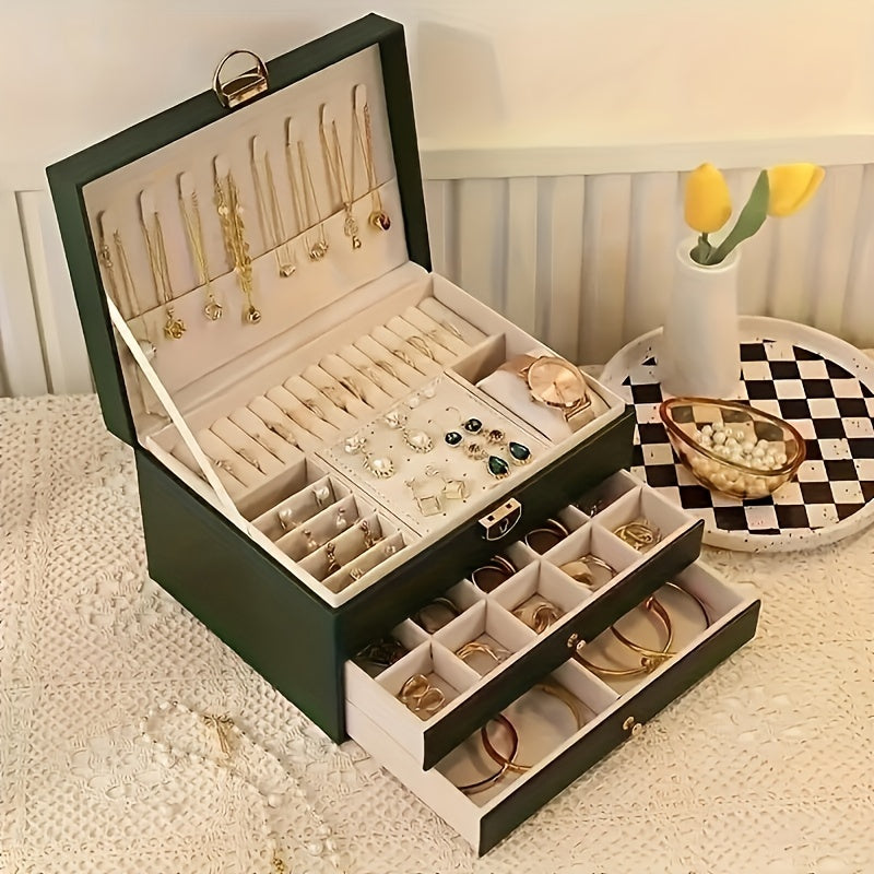 Luxury Jewelry Storage Box for Necklaces, Rings & Bracelets