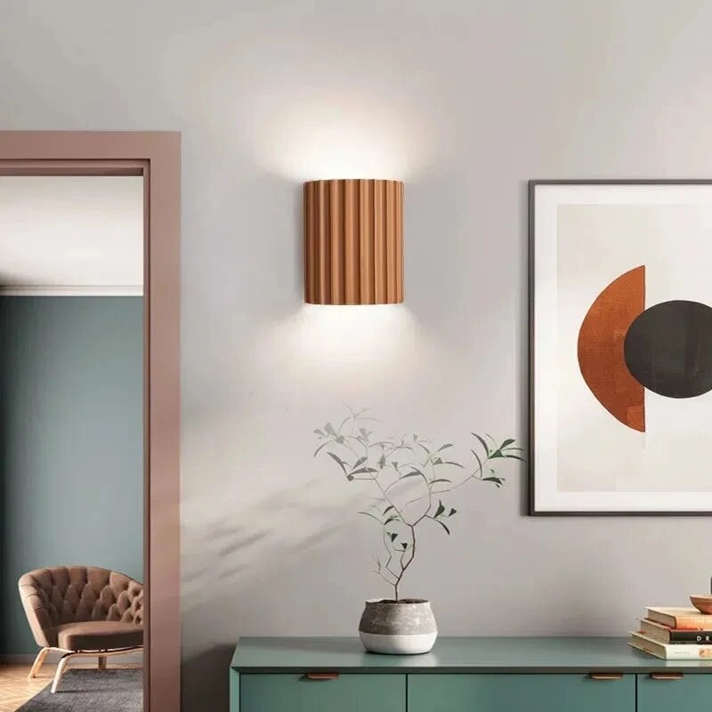 LumiGlo Modern Resin Wall Sconce