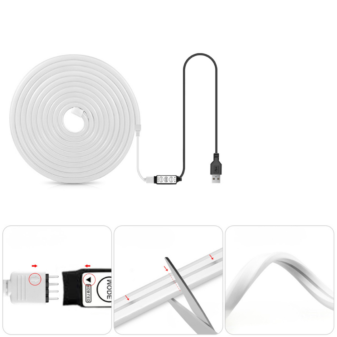 App-Controlled Color-Changing LED Strip Lights