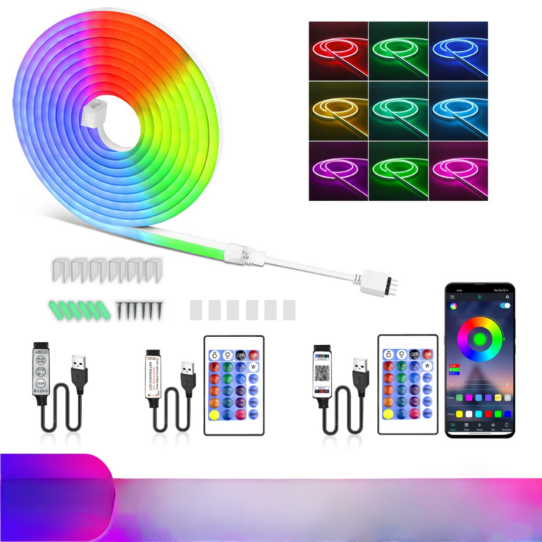 App-Controlled Color-Changing LED Strip Lights