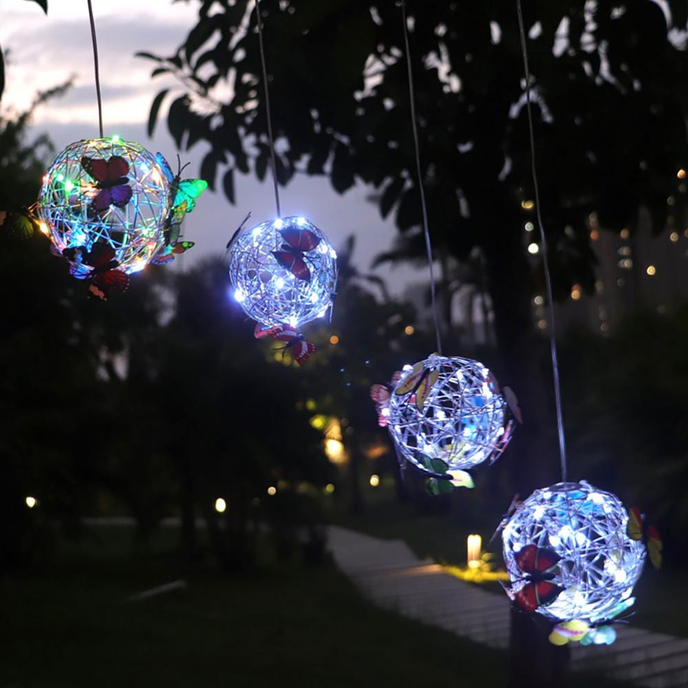 Enchanting Solar-Powered Butterfly Garden Lights