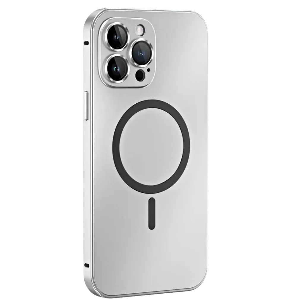 Sleek Magnetic Metal iPhone Case