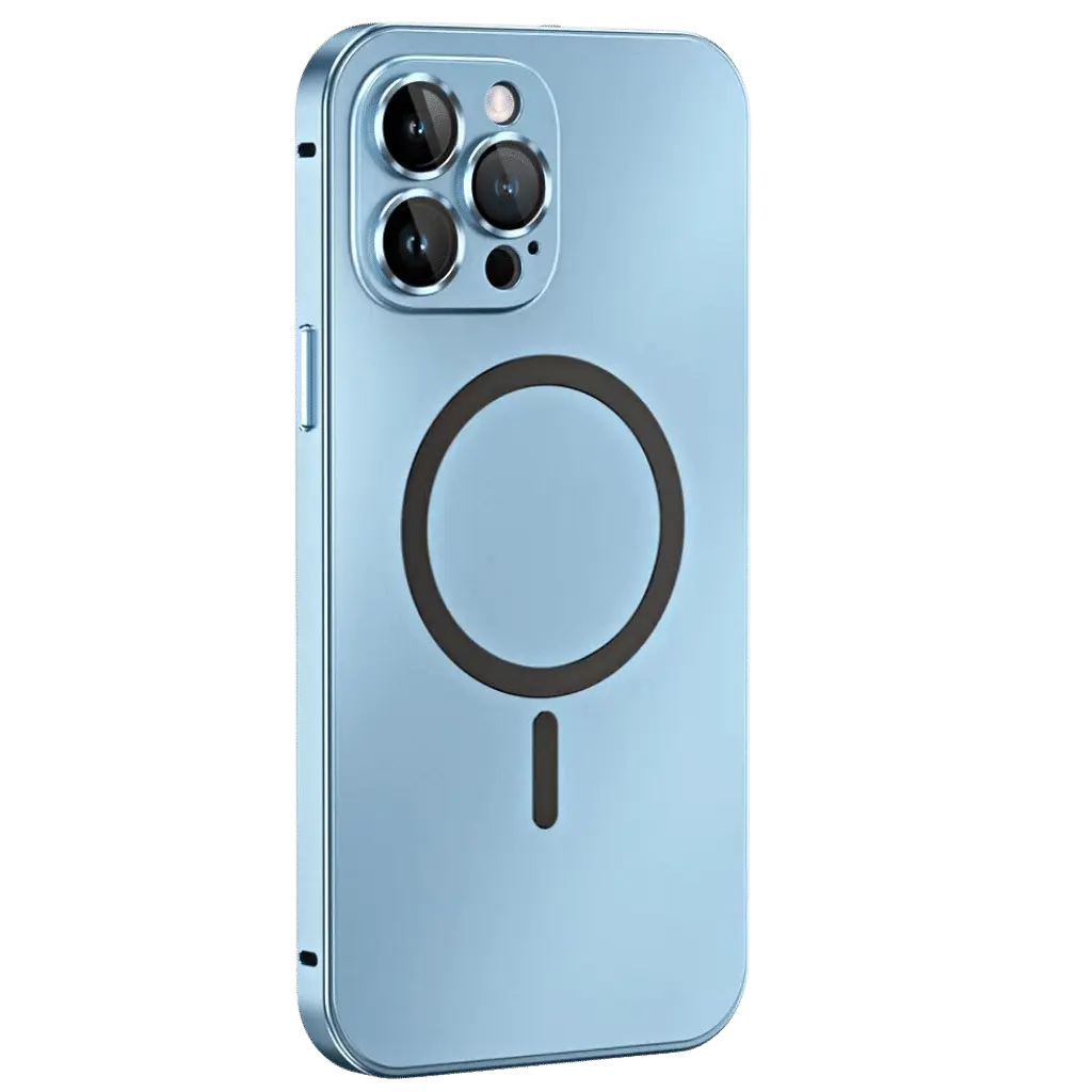 Sleek Magnetic Metal iPhone Case