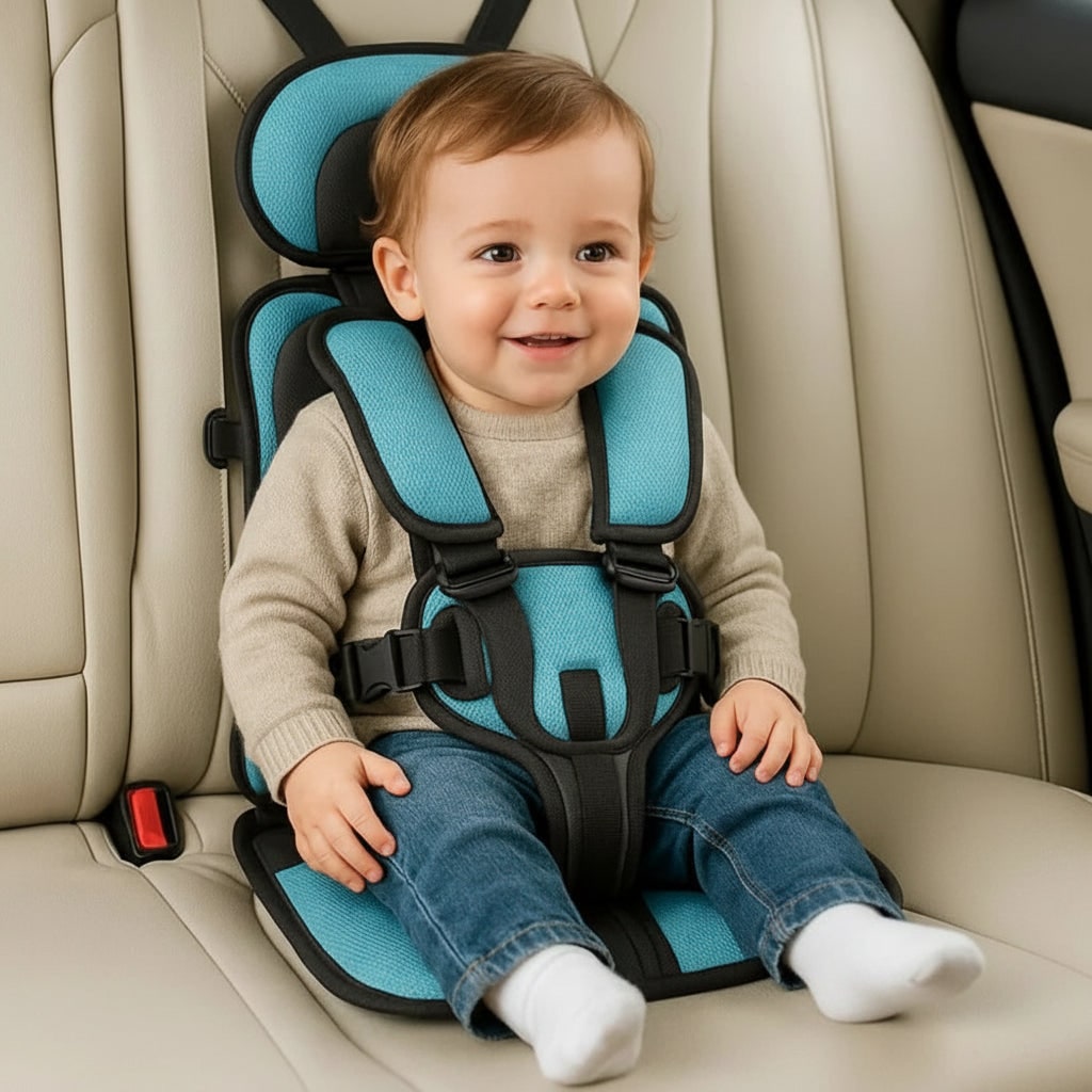 Seggiolino Viaggio Bambino Imbracatura Regolabile Sicurezza - Image 1