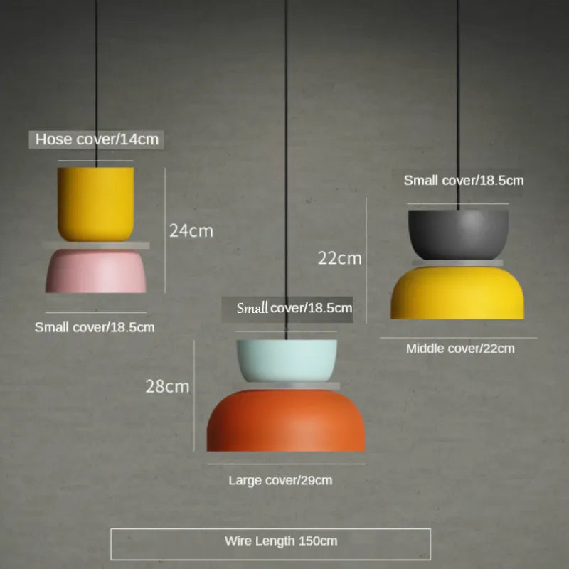 Nordic Macaron-Style Ceiling Pendant Light